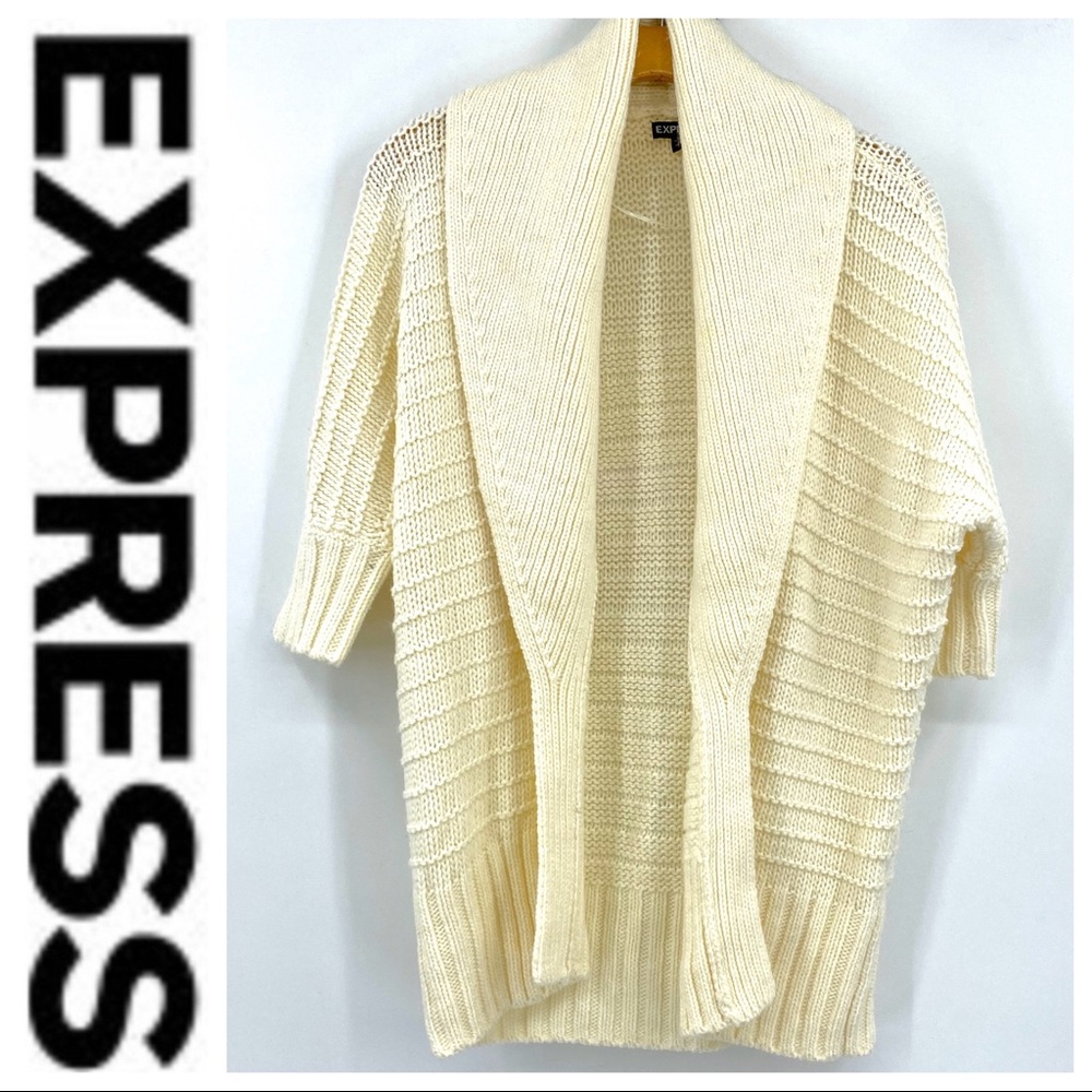 💕SALE💕 Express Cream Wool Blend Sweater - Picture 2 of 8